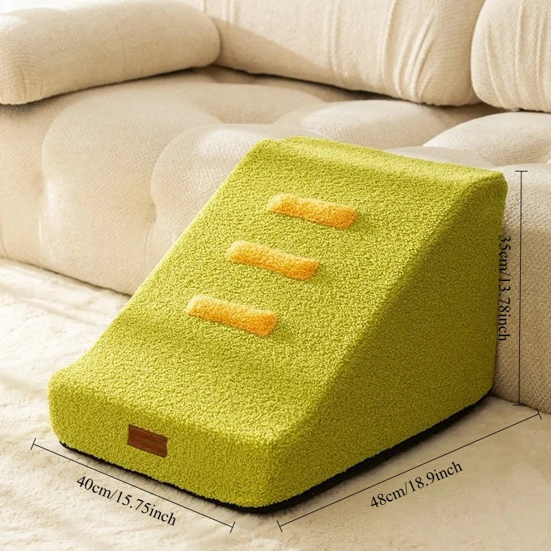 Safe Ladder & Ramp for Dogs, Protects Older Dogs’ Joints, for Sofa & Bed, 2/3-Step Non-Slip Puppy Stairs
