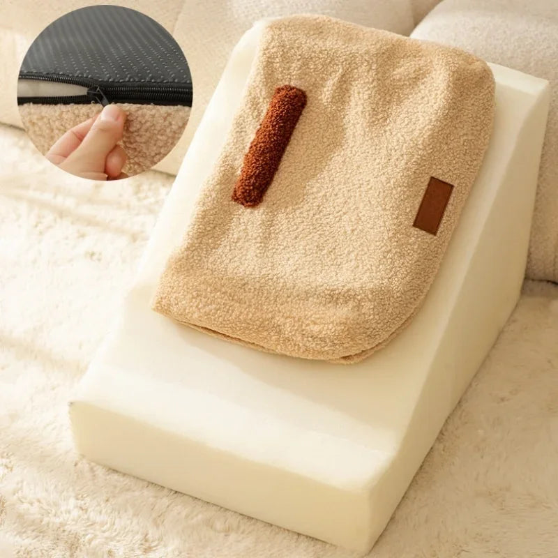 Safe Ladder & Ramp for Dogs, Protects Older Dogs’ Joints, for Sofa & Bed, 2/3-Step Non-Slip Puppy Stairs