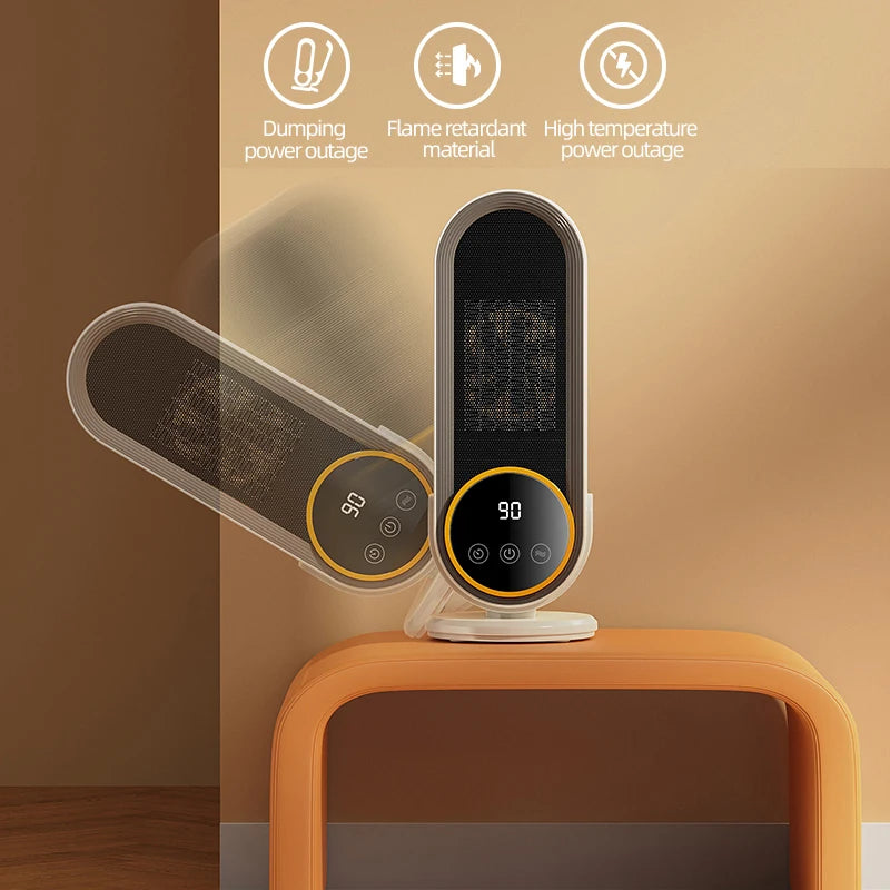 Touch Screen & Remote Control Smart Home Warmer