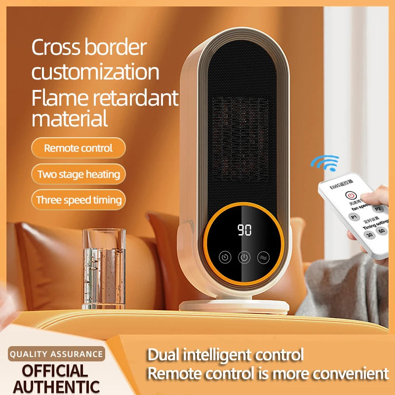 Touch Screen & Remote Control Smart Home Warmer