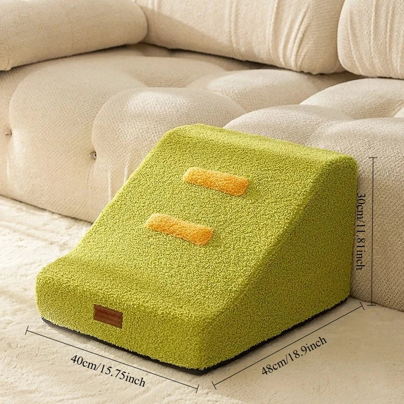 Safe Ladder & Ramp for Dogs, Protects Older Dogs’ Joints, for Sofa & Bed, 2/3-Step Non-Slip Puppy Stairs