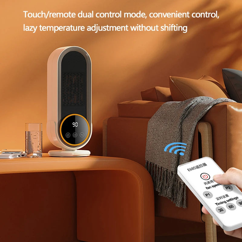 Touch Screen & Remote Control Smart Home Warmer