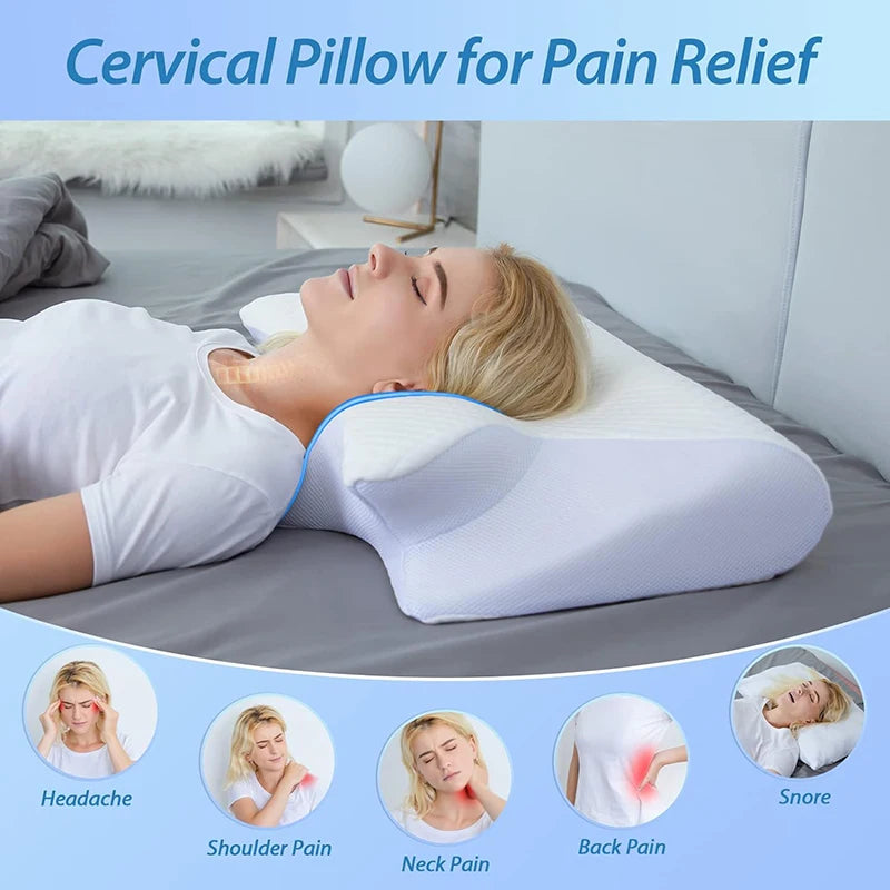 Contoured Neck Support Pillow