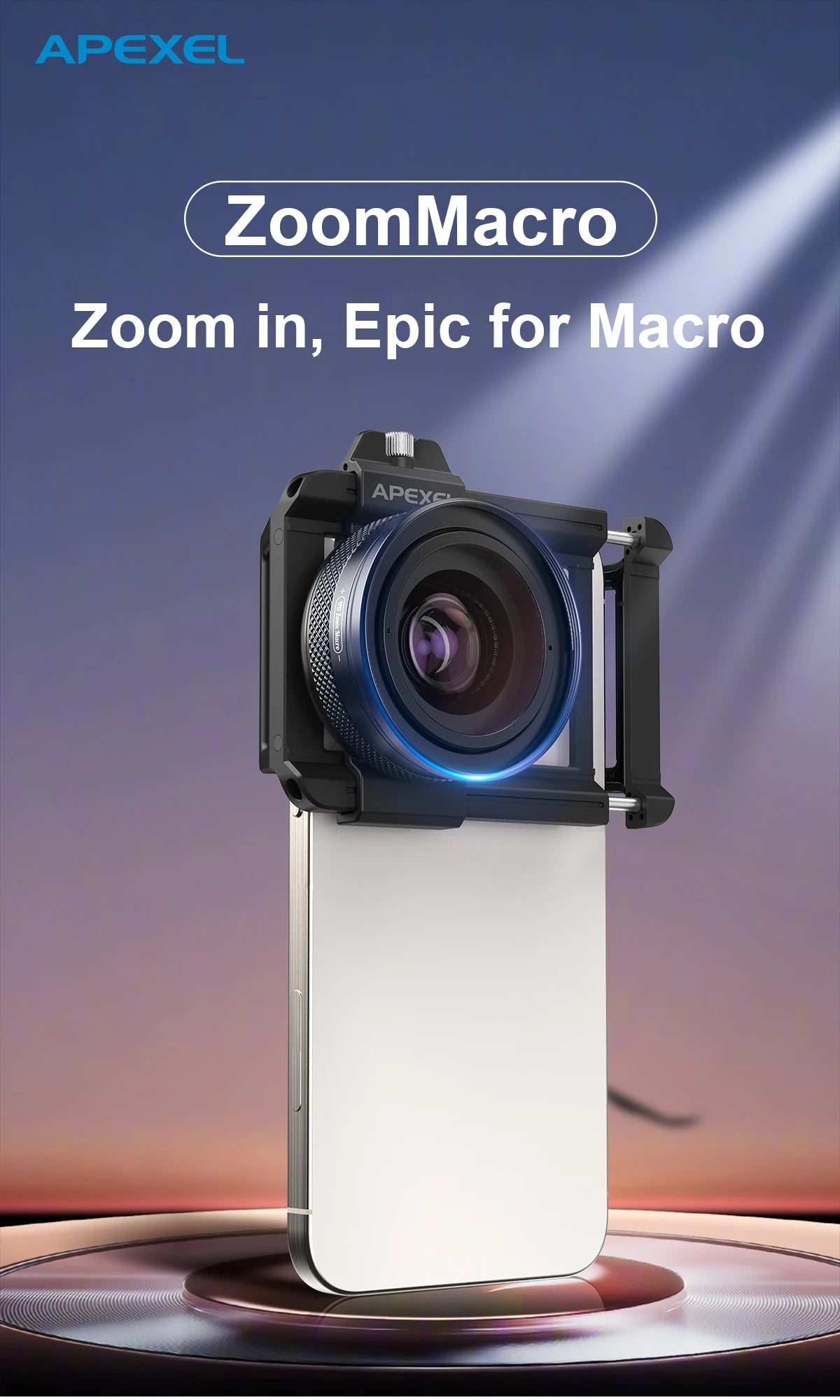 Professional 10–20X Macro Lens, High Definition Phone Camera Lens for iPhone Samsung