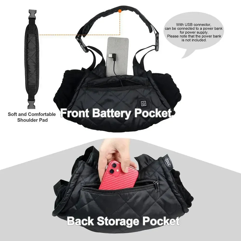 Winter Heated Gloves USB – Smart Temperature Control, Ski & Outdoor Hand Warmer