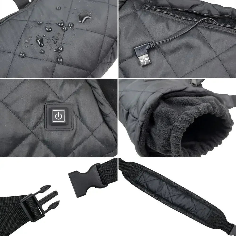 Winter Heated Gloves USB – Smart Temperature Control, Ski & Outdoor Hand Warmer